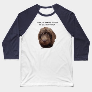 Labradoodle Dog Love Baseball T-Shirt